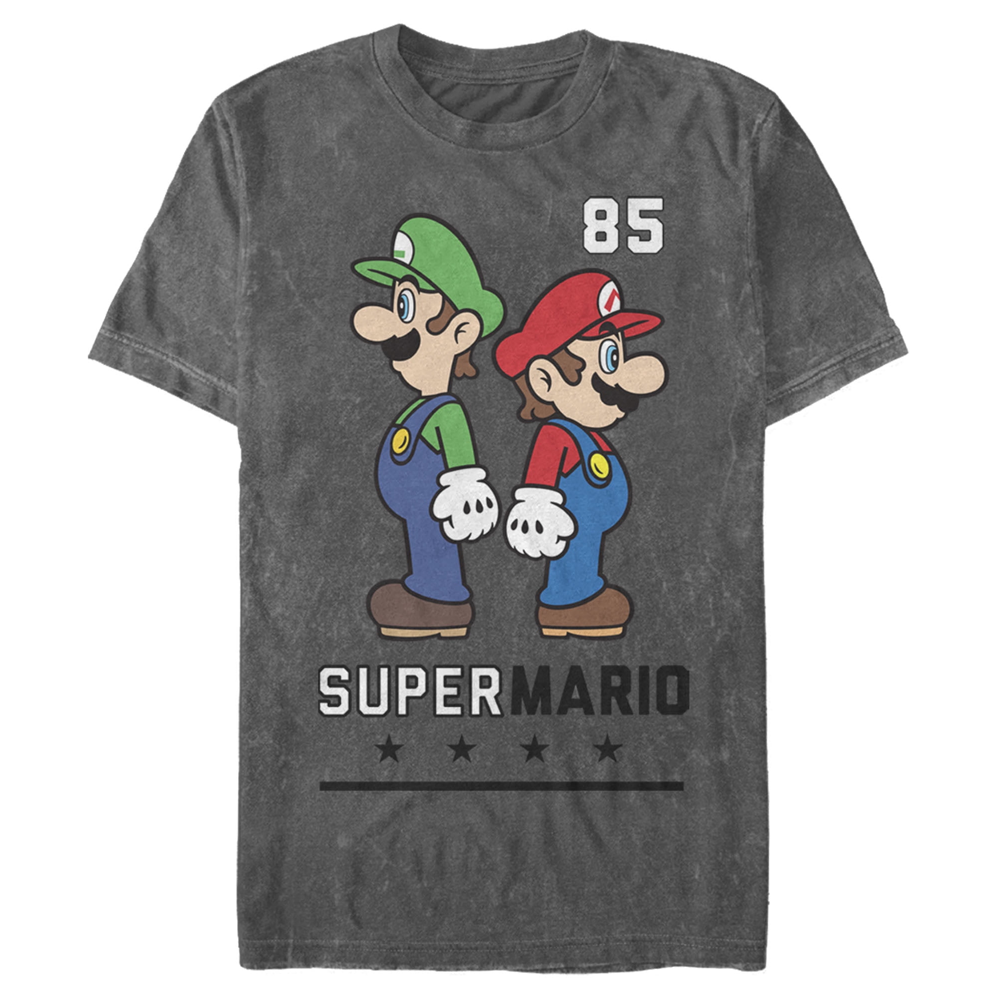 bigger stronger faster mario shirt