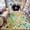 Color 2, variant on Gelasgo Vintage Black Floral Velvet Area Rug, Ornamental Botanical Decorative Carpet, Elegant Indoor Floor Mat for Bedroom Living Room Dining Room Office Home Decor