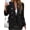 Black, variant on Women'S Blazer Business Casual Long Sleeve Double Breasted Jackets Open Front Work Suits Light Blue M