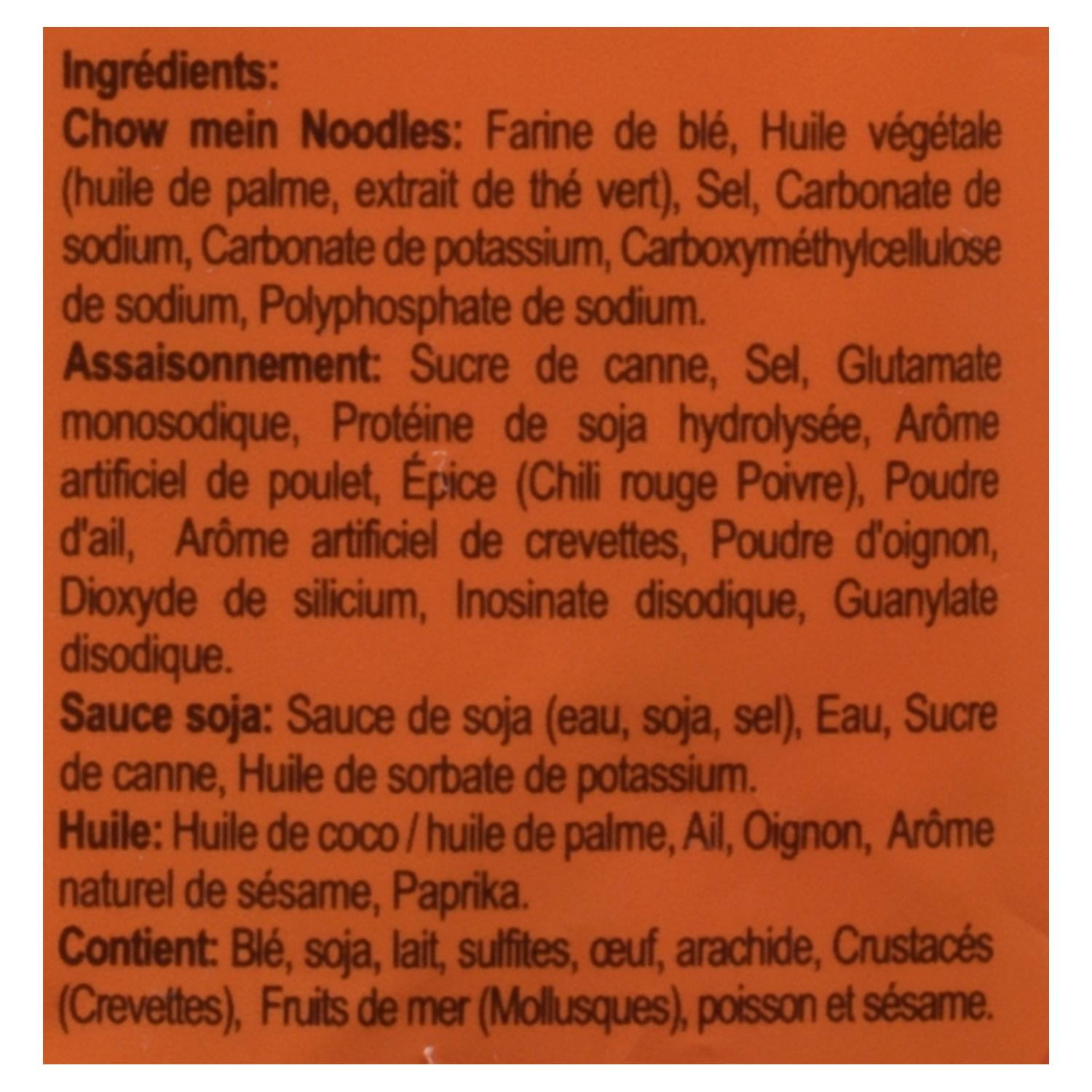 Lucky Me! Nouilles instantanées Pancit Canton Saveur Sucré&Épicé 6 x 60g