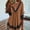 Orange, variant on Plus Size Tops for Women Women Fashion Casual Fold Buttons Contrast Color Long Sleeve V-Neck Tops Full-Sleeve Tops Blouse Loose Top T-Shirt Blouse Solid Casual Long Sleeves Hight Neck Shirts