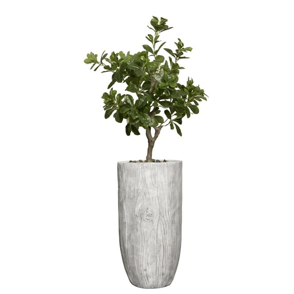 Artificial Tung Tree 52" Fake Plant Real Touch with Planter