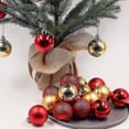 thumbnail image 3 of 24 adornos de bolas de Navidad irrompibles de 3 cm para árbol de Navidad, 3 of 5