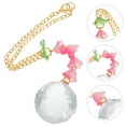 thumbnail image 7 of Ostracsh Rearview Mirror Hanging Ornament: Cute Flower Crystal Sun Catcher - Rear View Mirror Floral Charm - Car Interior Accessories for Decoration, 7 of 7