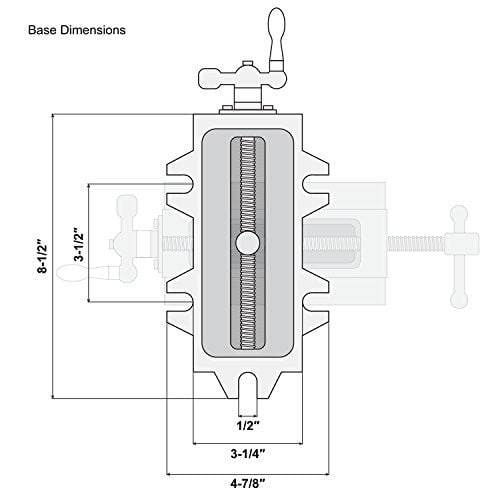 Wen drill online press vise