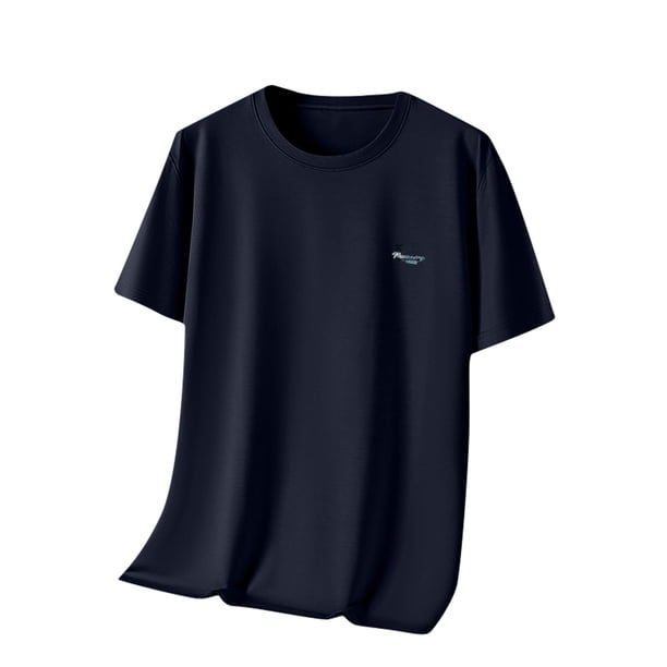 pstuiky camisetas para hombre, Camiseta informal de verano holgada de manga corta con cuello redondo para hombre camisetas de hombre 52