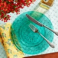 thumbnail image 3 of (2 pack) The Pioneer Woman Cassie Glass Dinner Plate, Teal, 3 of 6
