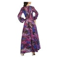 thumbnail image 7 of Tempura Women' s Boho Maxi Dress Tropical Floral Sundress Long Sleeve Loose Dresses Beach Dress, 7 of 7