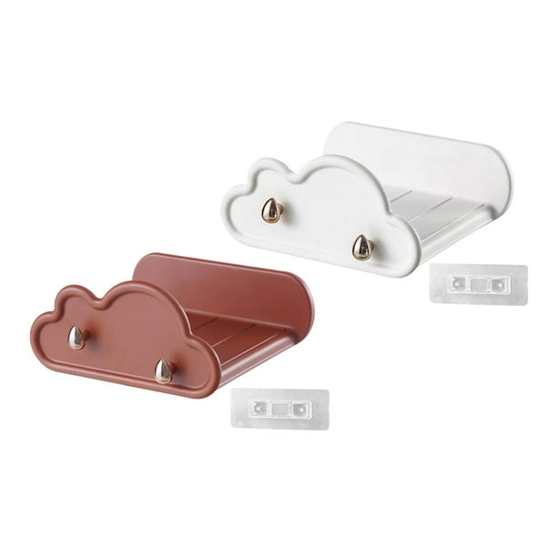 Colgador de Pared Gancho Soporte de Almacenamiento Decoración para Sala de Estar 2 Piezas