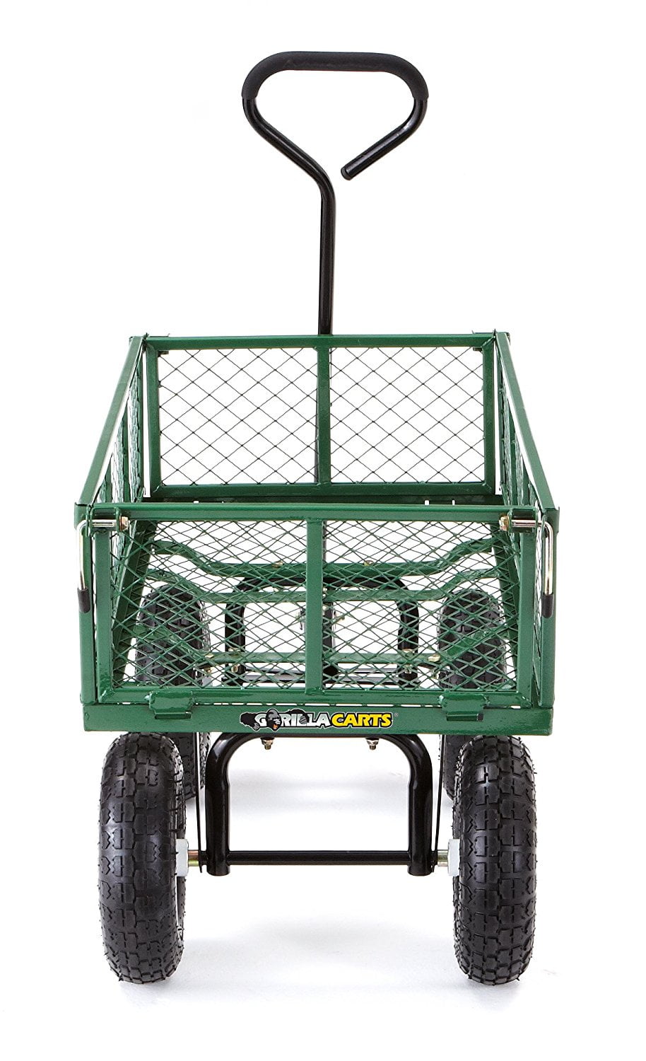 Gorilla Carts GOR400 400-lb. Steel Mesh Garden Cart with 10