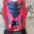 thumbnail image 2 of Pegatina Universal para tanque de combustible para motocicleta, alfombrilla de hueso de pescado, Protector de tanque de Gas y aceite, pegatina decorativa para cubierta de motocicleta, 2 of 5