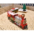 thumbnail image 4 of IROINID Lights And Sounds Christmas Train Set Railway Tracks Toys Xmas Train Gift, 4 of 9