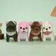 thumbnail image 4 of Electric plush toy puppy can walk, bark, nod and wag its tail 1-3 pet playhouse children's toys (vertical eared teddy bear [brown]), 4 of 5