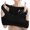 Black, variant on Koadzawe Women's Seamless Sports Bra, Wireless Pullover Crop Tank Bralette with Wide Straps, Stretch Support for Yoga, Workout, Training, Sleep, Lounge and Daily Wear Black L
