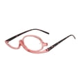 thumbnail image 3 of Gafas de lectura de maquillaje, gafas monolíticas con rotación de 120 grados, gafas unilaterales, gafas de lectura multifuncionales de moda con marco completo, 3 of 5