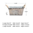 thumbnail image 3 of Hariumiu Garden Retro Iron Flower Pots, European Style Succulent Pots, Portable Double Ear Flower Pots for Flowers, Cactus, Succulents, Vegetable, 3 Sizes Available, 3 of 9