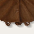 thumbnail image 5 of DJDLJWCJ Baby Hooded Cape Cute Bear Fleece Winter Poncho Soft Thick Warm Kids Bear Cape Brown Size 6M, 5 of 5
