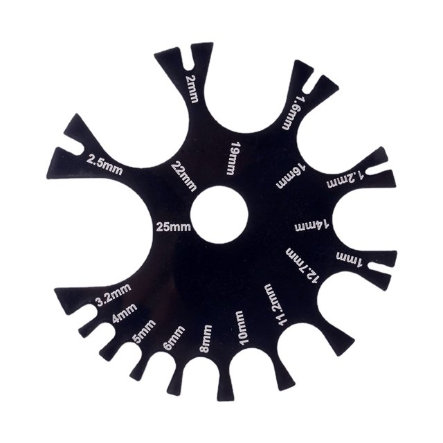 Dispositivo ón de Piercings de Corporal / ienta ón de Ocupación Fácil de Usar / Dispositivo ón Sunnimix Rueda de medición de calibre