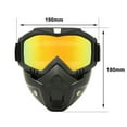 thumbnail image 3 of Motorcycle Dirt Bike ATV Goggles Mask Detachable Protect Padding Sunglasses Road Riding UV Motorbike Glasses, 3 of 5