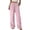Pink, variant on LVHAOGJOB Womens Pants Wide Leg Straight Leg Sweatpants Elastic Waist Solid Color with Pockets Long Pants for Women Stretchy