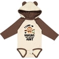 thumbnail image 3 of Inktastic Monkey I Love Hanging out with My Aunt Boys or Girls Long Sleeve Baby Bodysuit, 3 of 5