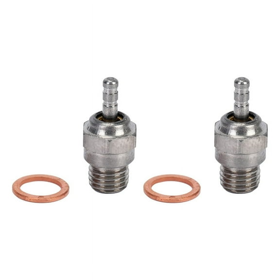 2 Pcs Glow Plugs Hot Spark Engine Parts Accessories for Nitro Truck Replace OS RC Car 70117, N4