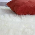 thumbnail image 4 of Genuine Sheepskin Rug Extra Soft Natural Pelt Ivory , Six Pelt 5' x 6', 4 of 6