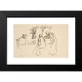 thumbnail image 2 of Edwin Austin Abbey 18x13 Black Modern Framed Museum Art Print Titled - Sketch of Four Men in Medieval Dress at a Table - Unidentified Illustration, Possibly for ‘Love's Labours Lost’, the Ki, 2 of 5