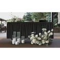 thumbnail image 5 of 6-Pack of Exquisite Black Plastic Table Skirts - Each 14 Ft. Long x 29 Inch Wide, 5 of 9