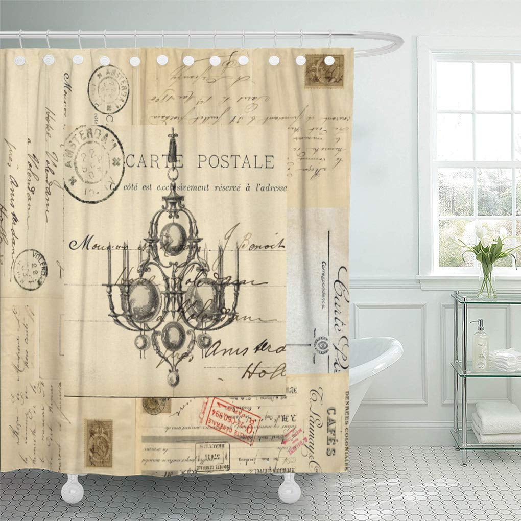 CYNLON Cream Vintage Chandelier French Neutral Text Black Victorian