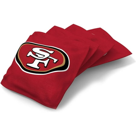San Francisco 49ers Glass - Wild Sports NFL San Francisco 49ers XL Bean Bag 4pk