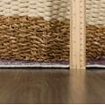 thumbnail image 3 of Hauteloom Holli Collection Lara - Machine Washable Oriental Living Room Kitchen Bedroom Dining Room Large Area Rug - Abstract Vintage Distressed Boho Style - Burgundy, Red, Pink - 9'2"x12', 3 of 19