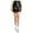 black, variant on Artistix Womens Faux-Leather Mini Skirt, Black, X-Small