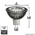 thumbnail image 4 of PHILIPS EnduraLED 4W MR16 3000K FL24 GU5.3 Light Bulb, 4 of 4