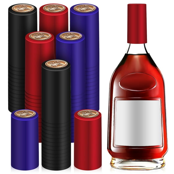 150 Pcs Wine Bottle Sealers Wine Bottle Seals Heat Shrink Wine Bottle Caps Wine Making Supplies