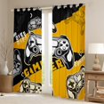 thumbnail image 2 of Erosebridal Gamer Curtains & Drapes,Gamepad Gaming Blackout Curtains Modern Game Room Decor,Games Console Window Curtains Orange Black Bedroom Living Room Decor, 2 of 6