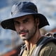 thumbnail image 4 of Sombrero de pescador con sombrilla de poliéster para hombre y mujer, gorro de ala grande impermeable resistente al desgaste para exteriores, 60cm de circunferencia, 4 of 5