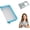 Blue, variant on Clear Zippered Storage Pouch, Multi-Purpose, Portable