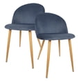 thumbnail image 1 of Set de Sillas Velvet Gaon Oxford 2 Piezas GN-FC04, 1 of 9