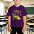 thumbnail image 2 of Landzoo Girls Back To School Tees Graphic Print Short Sleeve Crew Neck Autumn Cozy Soft Girls T-Shirt, 2 of 5