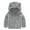 Gray, variant on Kaemgyyd Toddler Girls and Boys Sherpa Lined Jackets Cute Fashion Fuzzy Full-Zip Coat Lightweight Winter Warm Hooded Outwear