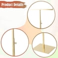 thumbnail image 6 of FVDPWYE Purse Display Stand Tabletop Adjustable Height for Dresser Exhibitions Store Gold Extended, 6 of 8