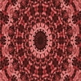 thumbnail image 1 of Ahgly Company Indoor Square Patterned Grapefruit Red Area Rugs, 6' Square, 1 of 6
