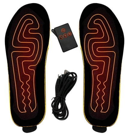 

Heated Insoles | Heated Insole For Men Women | Rechargeable Foot Warmers With Remote Control Electric Heat Shoe Insoles For Winter Camping Skiing Hunting Cycling Climbing