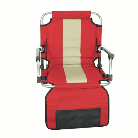 - Stansport Stadium Seat with Arms - Red