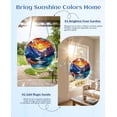 thumbnail image 6 of Clearance！Acrylic Suncatcher Jigsaw Puzzle-Emerald Flame Hummingbird, Window Suncatcher Acrylic Puzzle, DIY Suncatcher Kits for Adults, Home Decor Gift for Women, Mom, Friends (7.4 in), 6 of 8