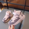 thumbnail image 5 of MZXELPRJD High Top Sneaker for Boys Girls Kids Winter Shoes Fashion Solid Color Mesh Breathable Basketball Shoes Sports Running High-Top Sneaker with Adjustable Strap, 5 of 6
