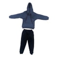 thumbnail image 2 of Figura de acción a escala 1/12, ropa, sudadera, pantalones, durabilidad, moda, vestido premium. Azul oscuro negro, 2 of 9