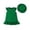Green, variant on Girls Sundress Crew Neck Sleeveless Ruffled Hem Dresses Spring Summer Trendy Comfy Casual Outfits With Hat (2 Years, Purple)