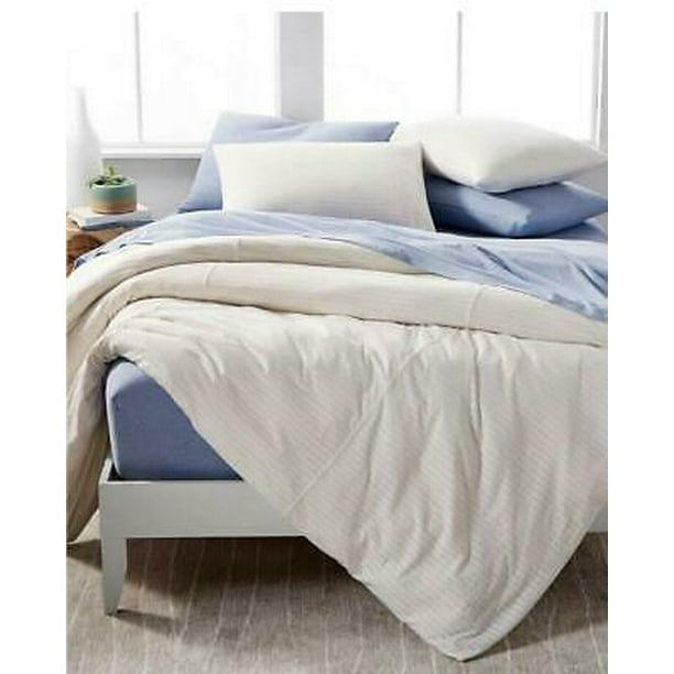 Calvin Klein Cream Lennox Modern Cotton Full / Queen Duvet Cover - Calvin Klein Cream Lennox Modern Cotton Full / Queen Duvet Cover -